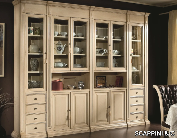 35TH ANNIVERSARY 2315-2317 - Modular wooden highboard with doors _ SCAPPINI & C