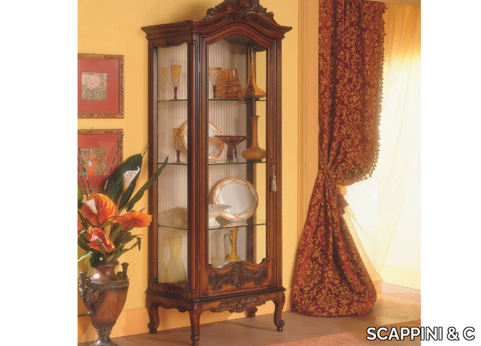 35TH ANNIVERSARY 980 - Wood and glass display cabinet _ SCAPPINI & C