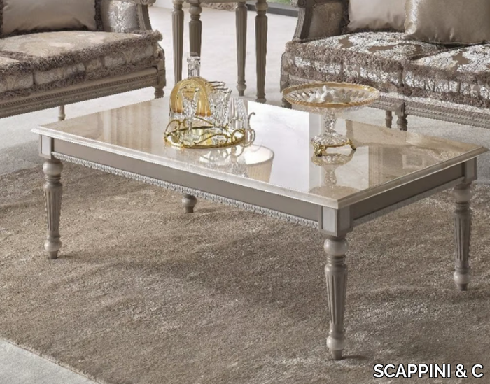 TIMELESS 2734-M - Rectangular wooden coffee table for living room _ SCAPPINI & C