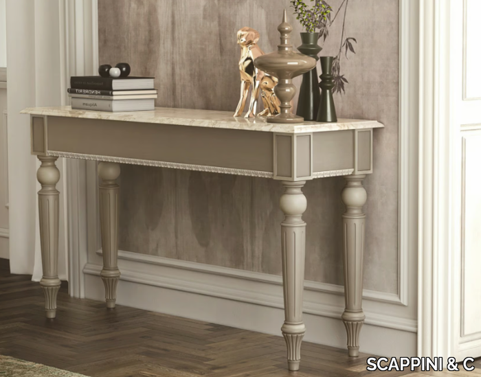 TIMELESS 2736-M - Rectangular wooden console table _ SCAPPINI & C