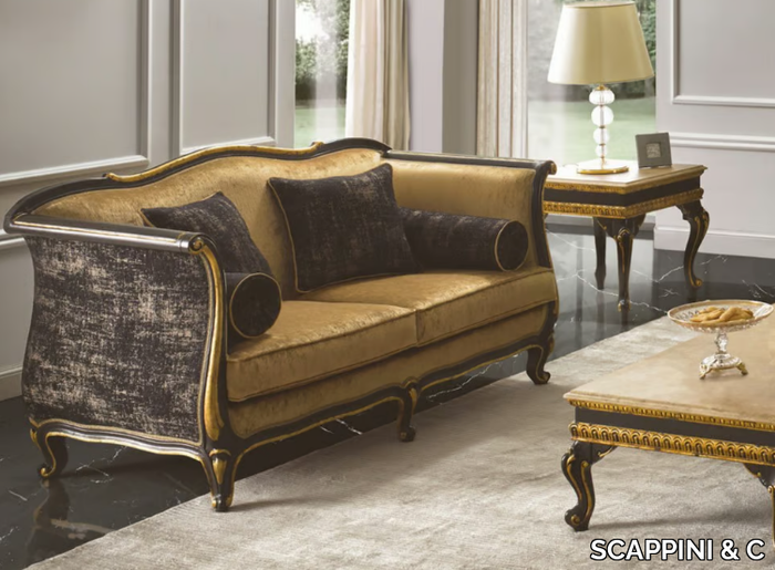 TIMELESS 3050/2 - 2 seater fabric sofa _ SCAPPINI & C