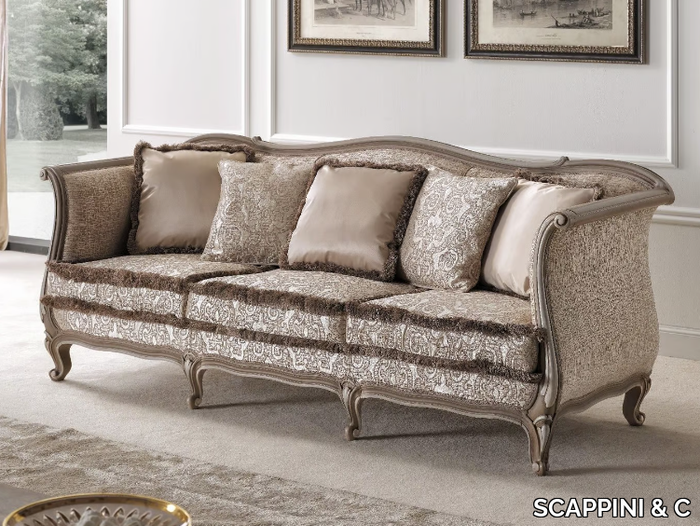 TIMELESS 3050 - 3 seater fabric sofa _ SCAPPINI & C