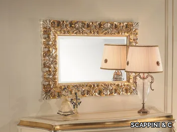 35TH ANNIVERSARY 2039 - Rectangular framed wall-mounted wooden mirror _ SCAPPINI & C