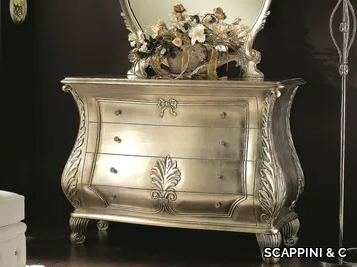 35TH ANNIVERSARY 2065-SL - Silver leaf chest of drawers _ SCAPPINI & C