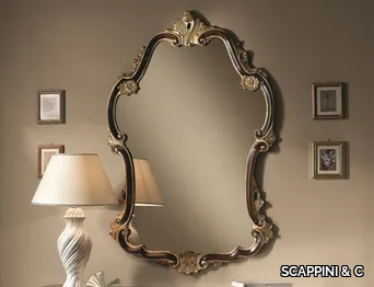 35TH ANNIVERSARY 2075 - Framed wall-mounted mirror _ SCAPPINI & C