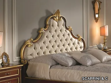 35TH ANNIVERSARY 2090 - Tufted upholstered fabric headboard for double bed _ SCAPPINI & C