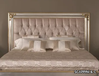 35TH ANNIVERSARY 2036 - Tufted fabric headboard for double bed _ SCAPPINI & C