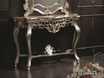 35TH ANNIVERSARY 262-SL - Silver leaf console table _ SCAPPINI & C