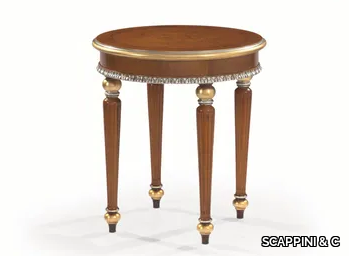 35TH ANNIVERSARY 2731 - Round wooden high side table _ SCAPPINI & C