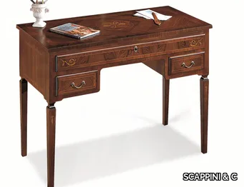 35TH ANNIVERSARY 786 - Rectangular wooden writing desk with drawers _ SCAPPINI & C