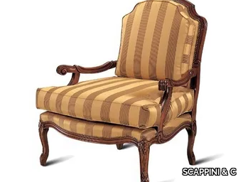 35TH ANNIVERSARY 9302-P - Fabric armchair with armrests _ SCAPPINI & C