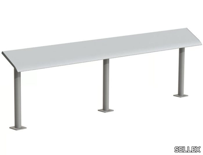 AERO - Backless bench seating _ SELLEX