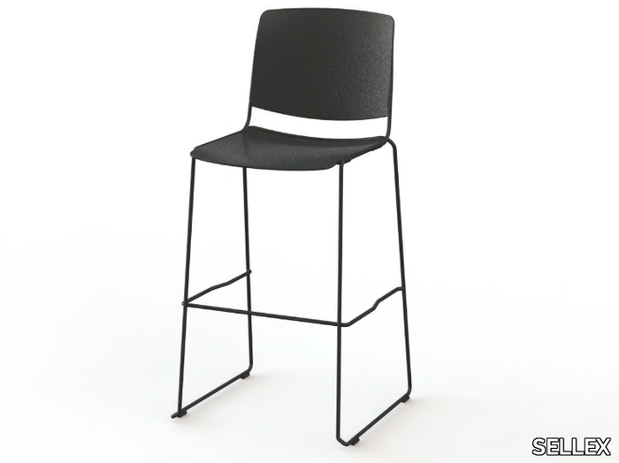 MASS - Stackable high stool _ SELLEX