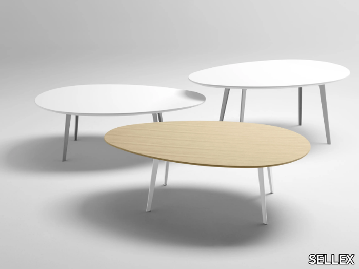 MIX - Oval wooden coffee table _ SELLEX