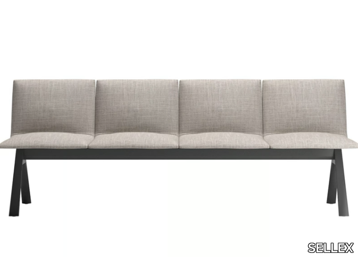 SLAM SOFT - Freestanding fabric beam seating _ SELLEX