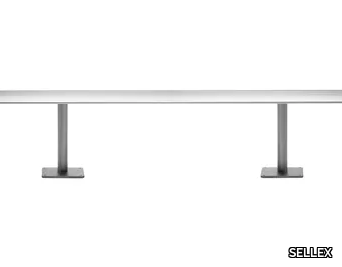 AERO - Backless extruded aluminium bench seating _ SELLEX