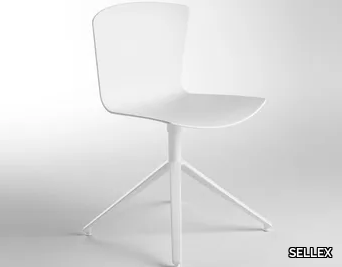 SLAM - Trestle-based polypropylene chair _ SELLEX