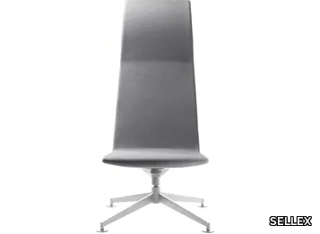 SWING RELAX - High-back fabric office chair with 4-Spoke base _ SELLEX