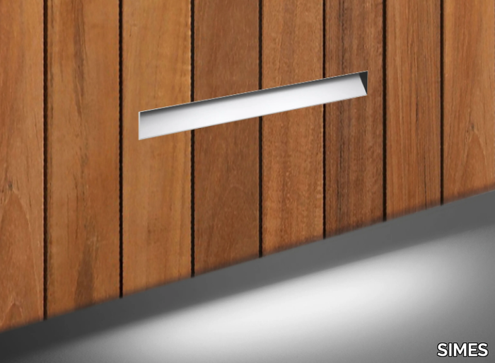 GHOST FOR CLADDING - LED wall-mounted Anodized aluminium steplight _ SIMES