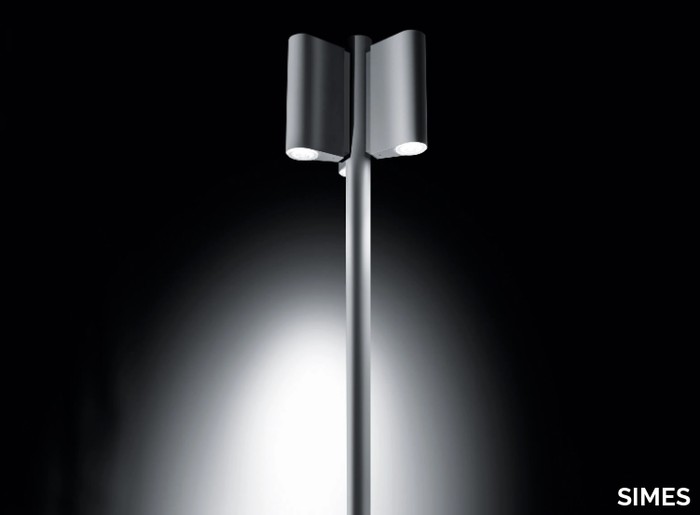 SMOOTH - LED extruded aluminium garden lamp post _ SIMES