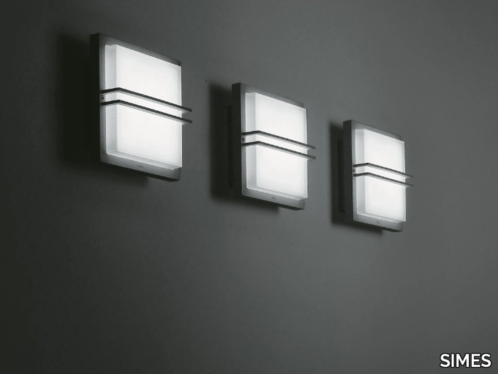 ZEN - LED sandblasted glass Outdoor wall Lamp _ SIMES