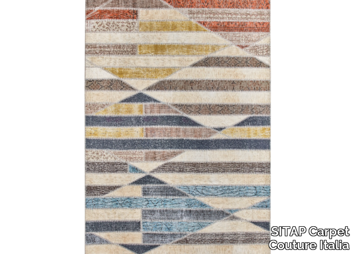 KARL - Striped handmade wool Kilim _ SITAP Carpet Couture Italia