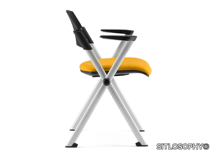 KLIC - Folding training chair with armrests _ SITLOSOPHY®