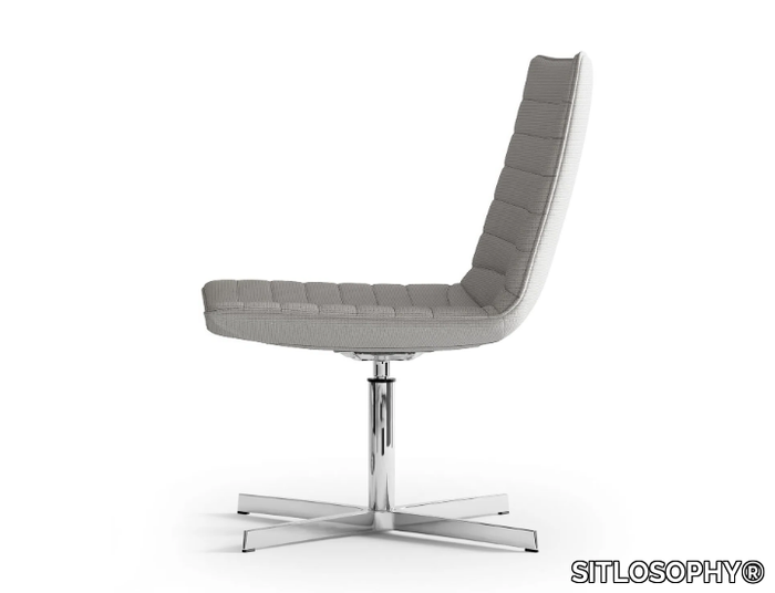 DAMATRÀ - Swivel with 4-spoke base chair _ SITLOSOPHY®