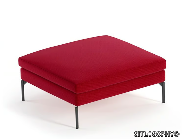 SAUDADE - Upholstered square pouf _ SITLOSOPHY®