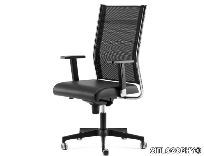 SYNCRONET - Height-adjustable office chair with castors _ SITLOSOPHY®