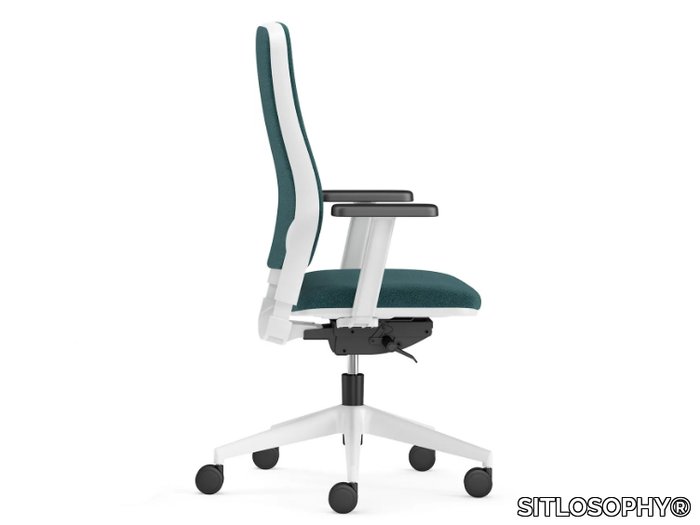 KILIG - Swivel office chair with armrests with 5-Spoke base _ SITLOSOPHY®