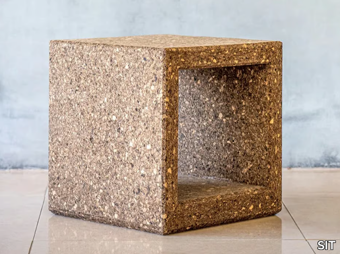 OUTLINE - Square cork coffee table _ SIT