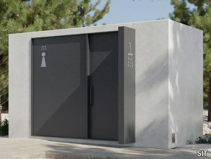 SPORT - Fiber-reinforced concrete Portable changing room _ SIT