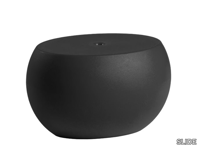 BLOS LOW TABLE - Oval polyethylene garden side table _ SLIDE