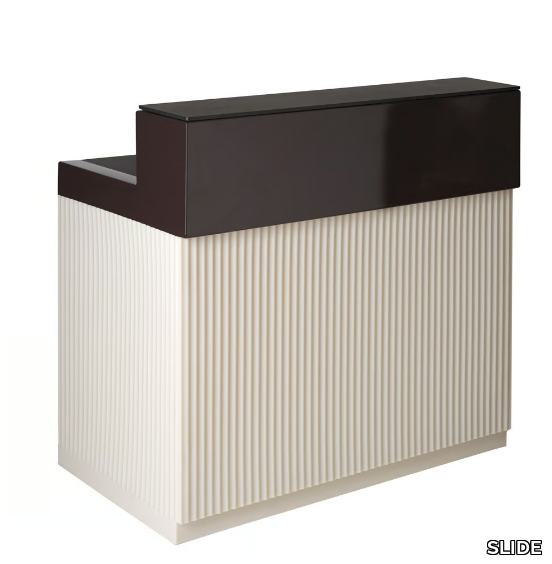 CORDIALE - Illuminated polyethylene bar counter _ SLIDE