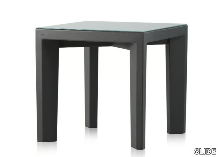 GINO - Square polyethylene dining table _ SLIDE