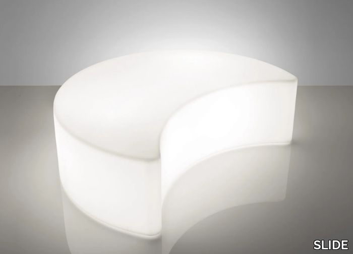 MOON - With light polyethylene pouf _ SLIDE