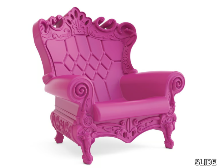 QUEEN OF LOVE - Tufted polyethylene armchair _ SLIDE