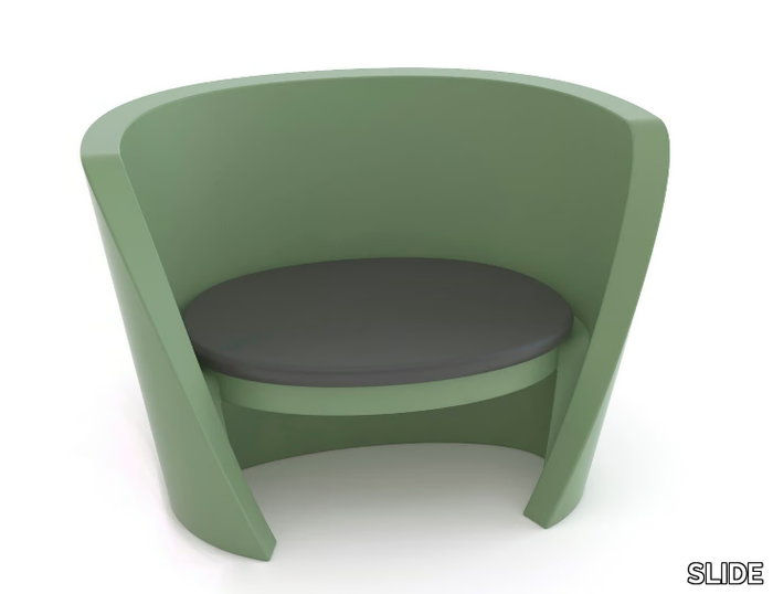 RAP CHAIR - Garden polyethylene guest chair _ SLIDE