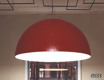 ELIOS - Fiberglass pendant lamp _ SLIDE