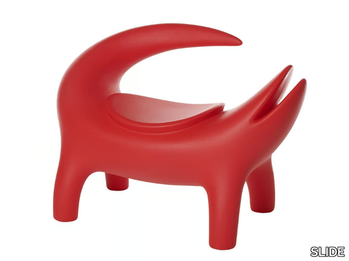 KROKO - Polyethylene garden stool _ SLIDE