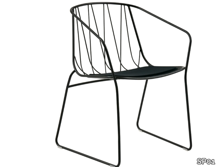 CHEE - Garden chair with armrests _ SP01