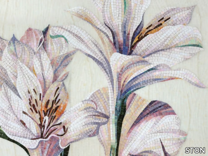 LILIUM - Indoor/outdoor glass mosaic _ STON