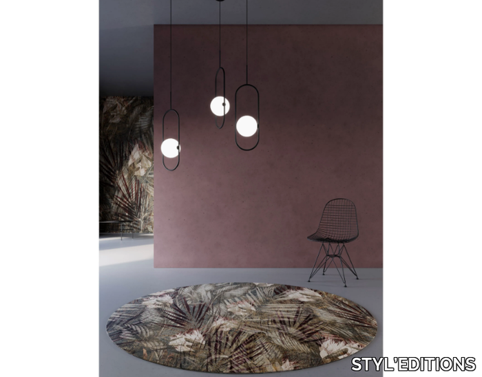 PARADISO - Round polyester fibre rug _ STYL’EDITIONS