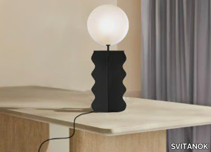 HVYLYA - Powder coated steel table lamp _ SVITANOK