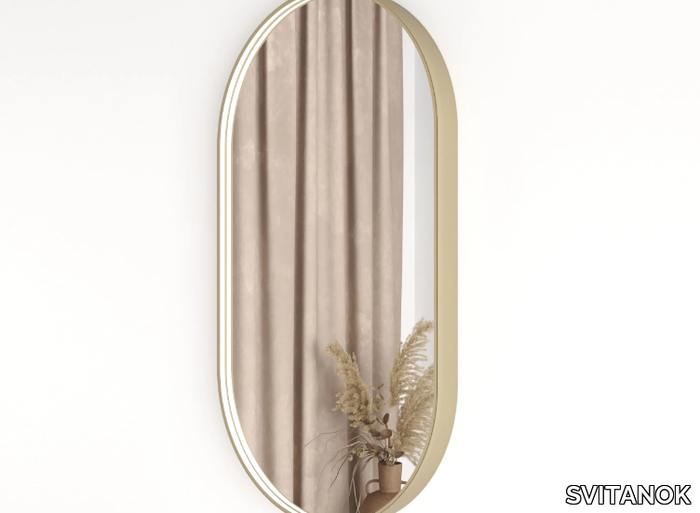 LINES - Wall-mounted mirror with integrated lighting _ SVITANOK