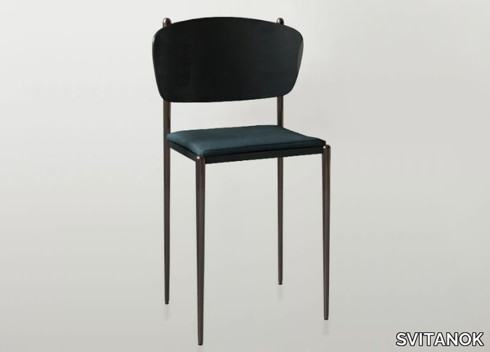 SPIRE - Wooden chair with integrated cushion _ SVITANOK
