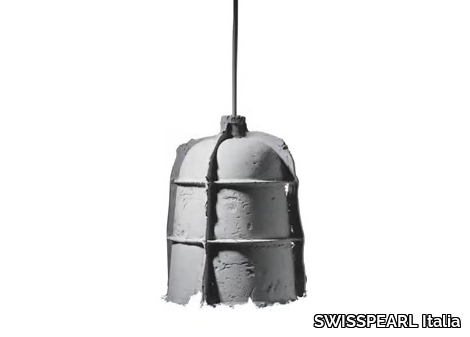 MOLD - Cement outdoor pendant lamp _ SWISSPEARL Italia