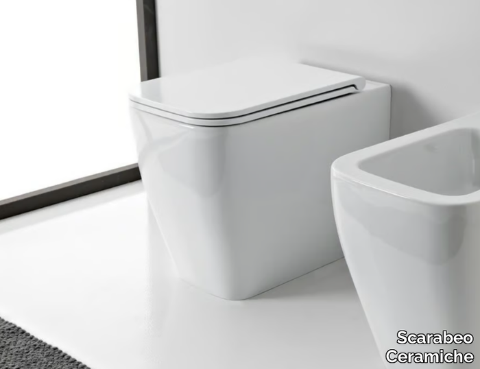 TEOREMA 2.0 - Floor mounted ceramic toilet _ Scarabeo Ceramiche