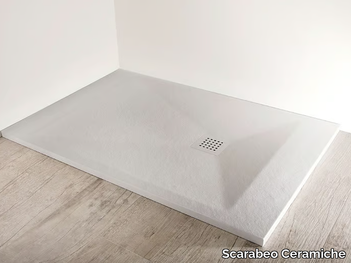 TRENTAMILLIMETRI - Rectangular shower tray _ Scarabeo Ceramiche